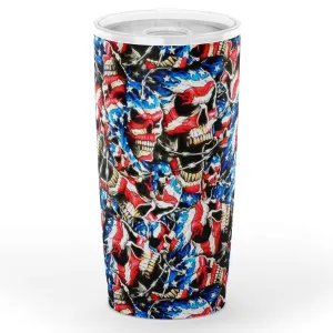 American Barbwire Skulls