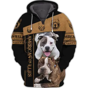 American Bullies - 3D Zipper hoodie 1360 - Nvc97