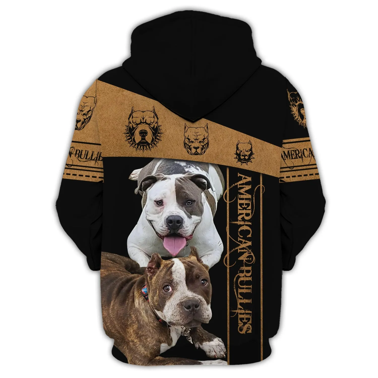 American Bullies - 3D Zipper hoodie 1360 - Nvc97