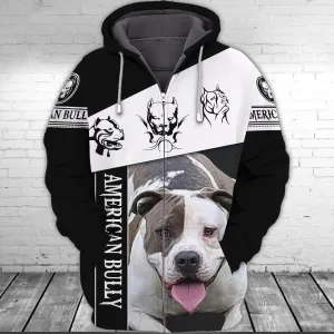 American Bully - 3D Zipper hoodie 1358 - Nvc97