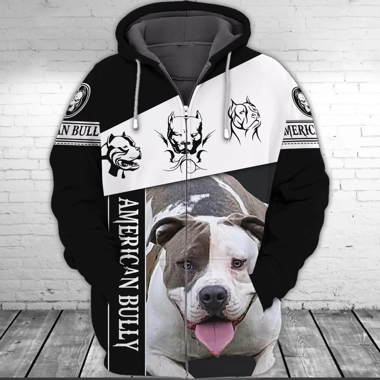 American Bully - 3D Zipper hoodie 1358 - Nvc97