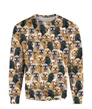 American Cocker Spaniel - Full Face - Premium Sweatshirt