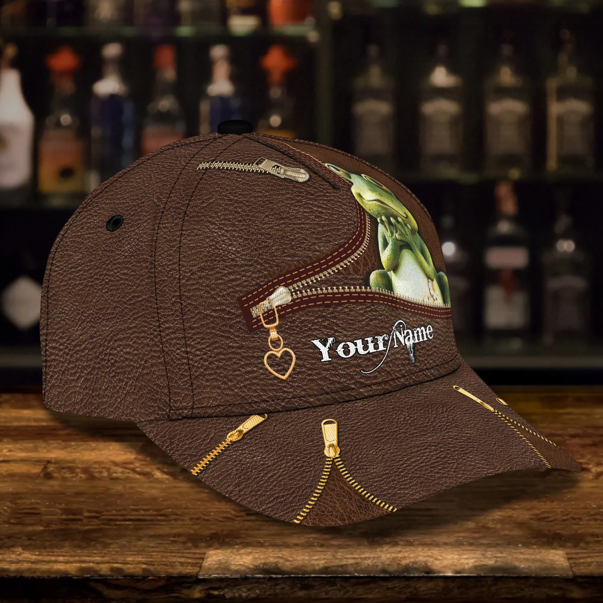 American Eagle-Frog - Personalized Name Cap -Loop- T2k -156