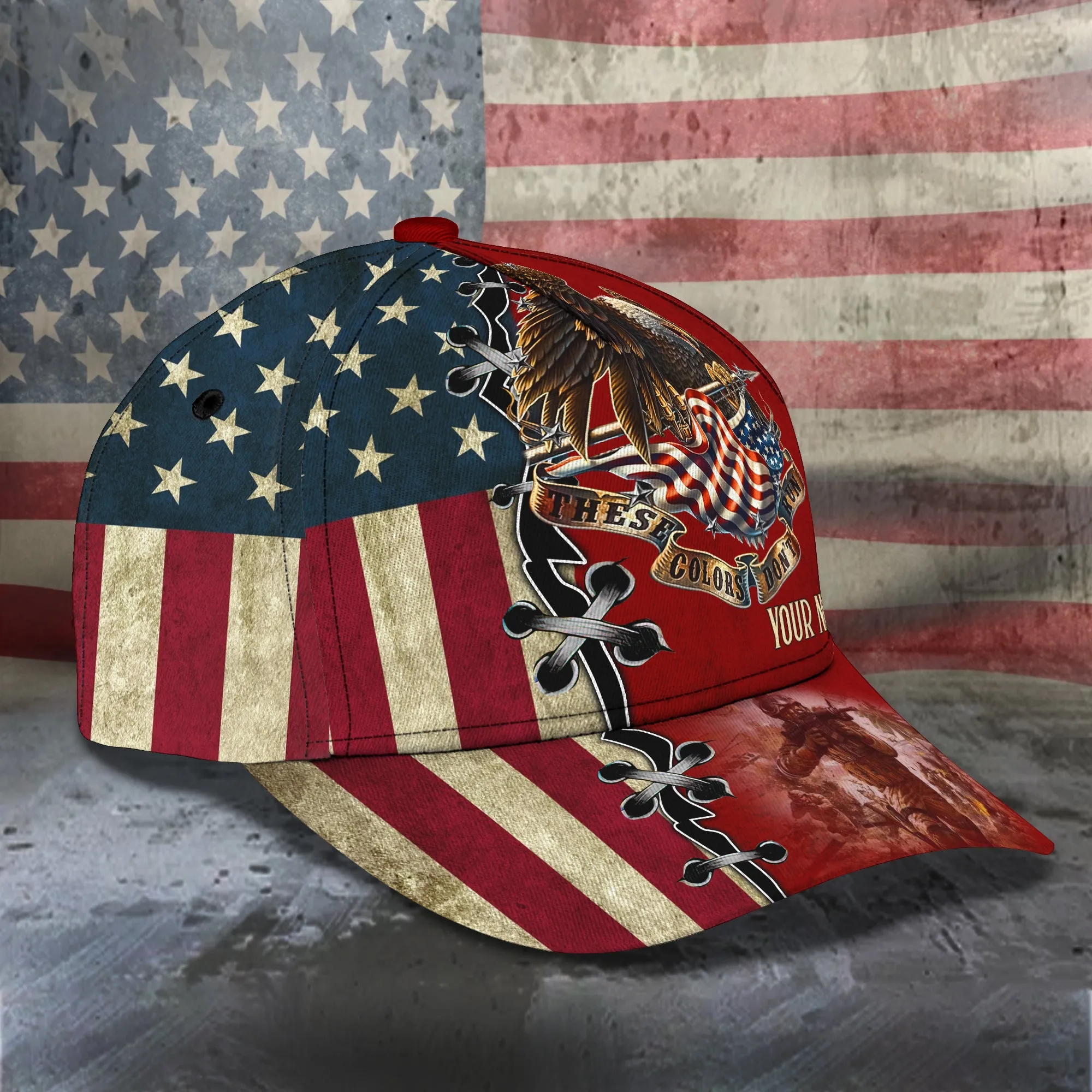 American Eagle- Personalized Name Cap 02 - HN95