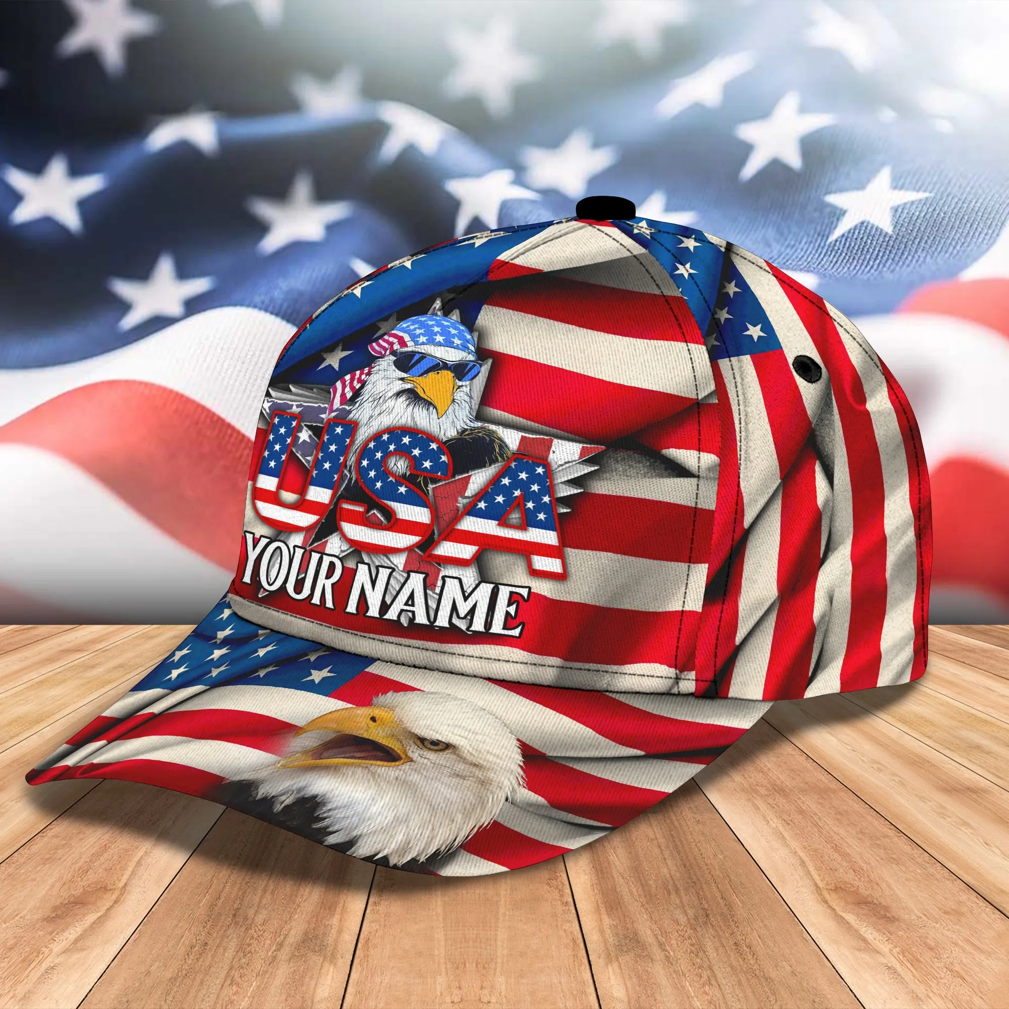 American Eagle - Personalized Name Cap - N94