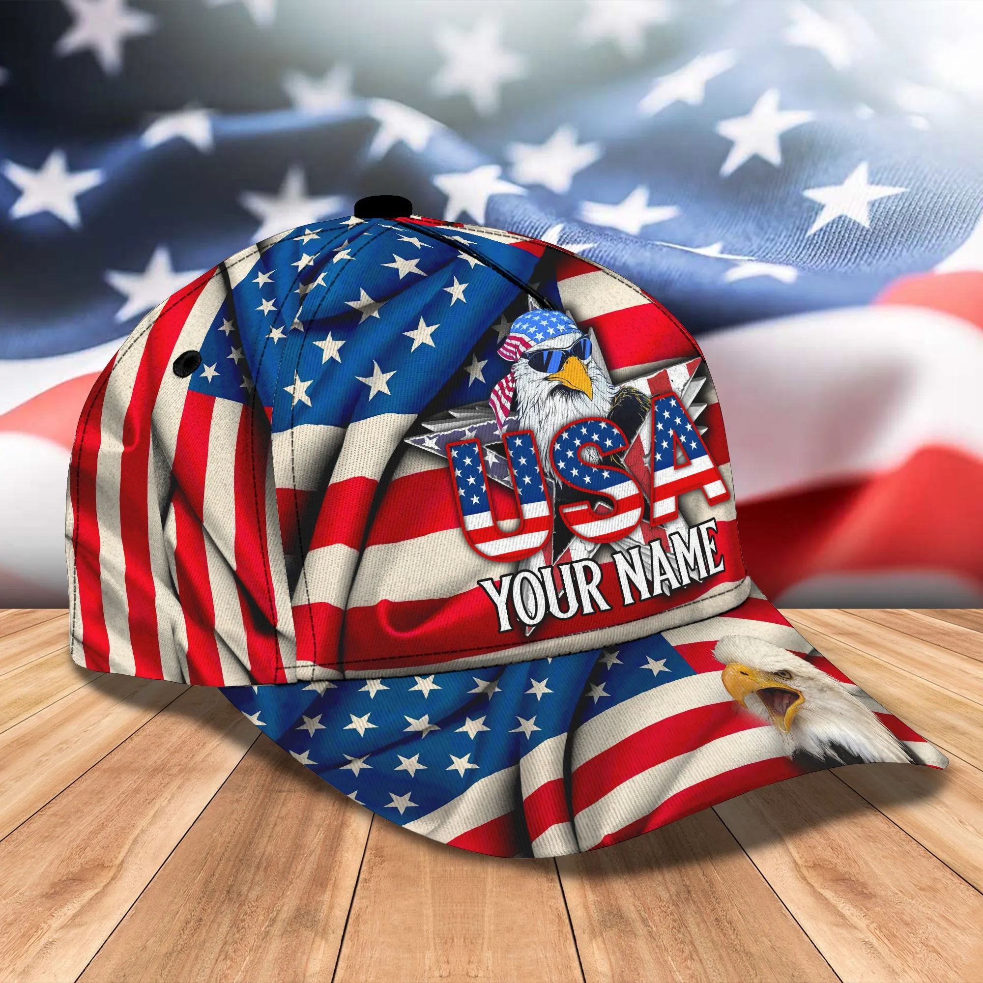 American Eagle - Personalized Name Cap - N94