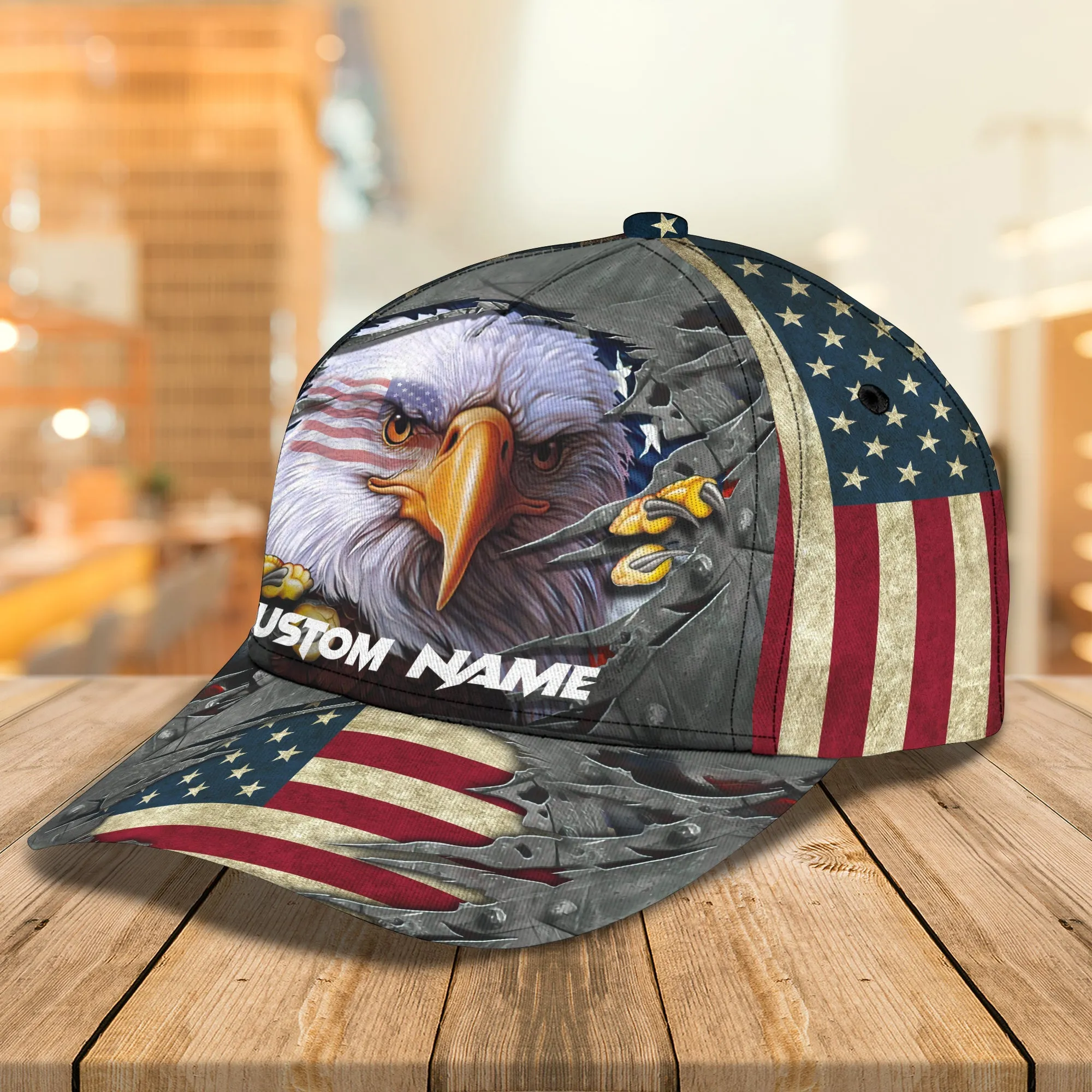 American Eagle - Personalized Name Cap - Tra96