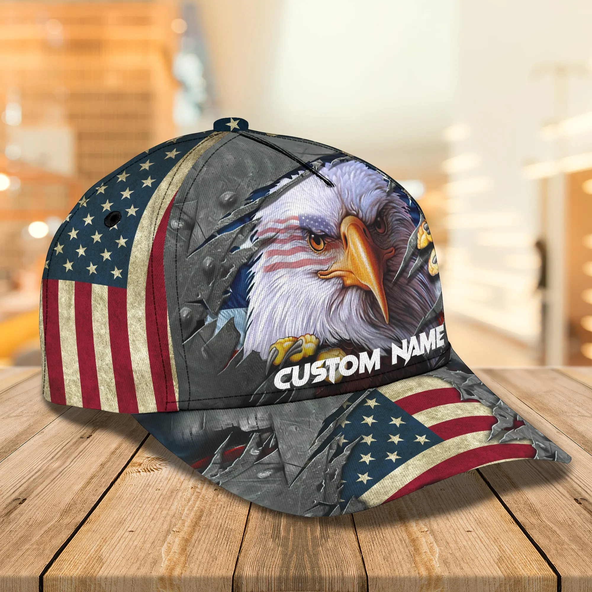 American Eagle - Personalized Name Cap - Tra96