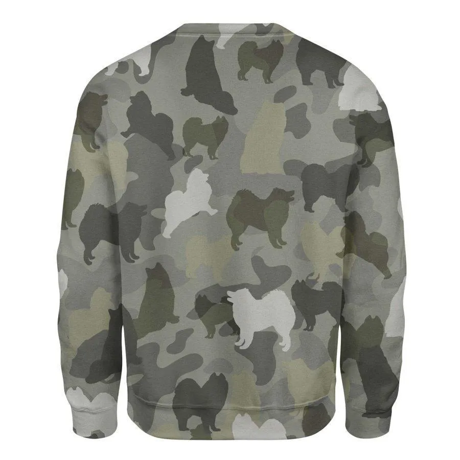 American Eskimo Dog - Camo - Premium Sweatshirt