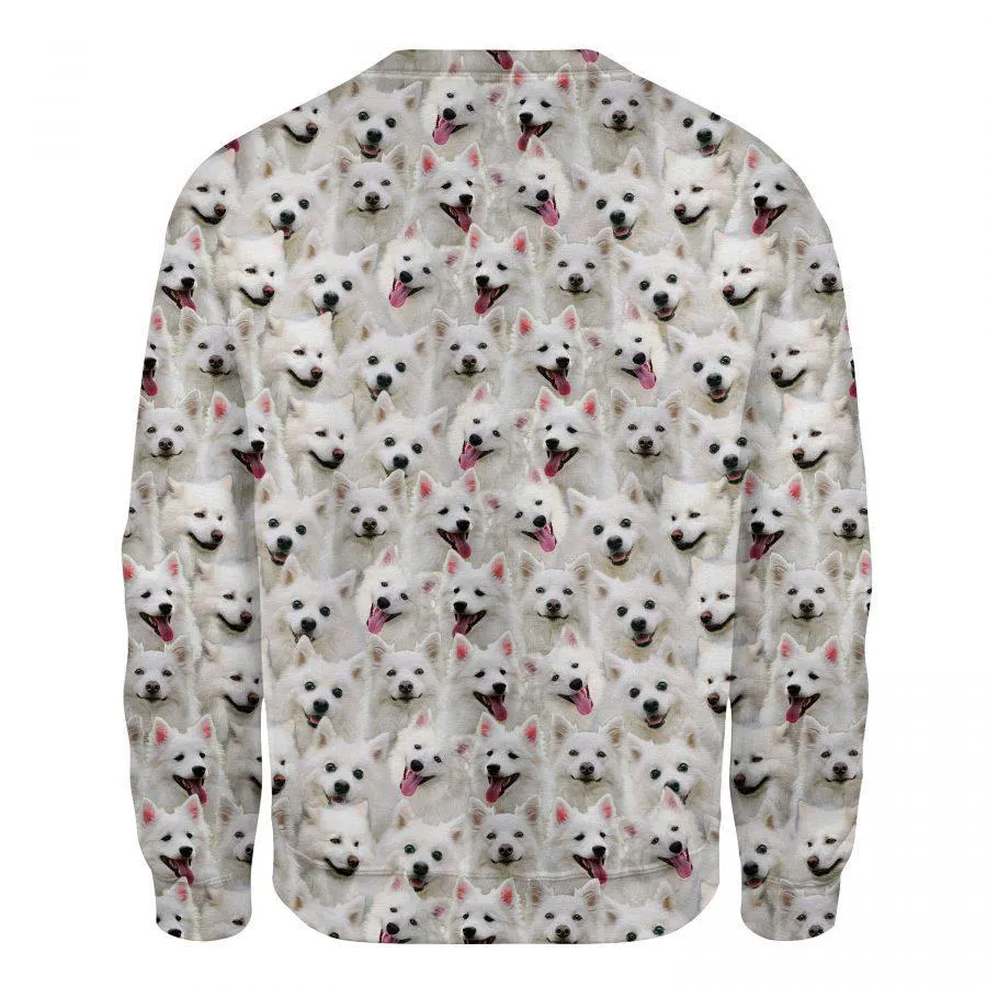 American Eskimo Dog - Full Face - Premium Sweatshirt