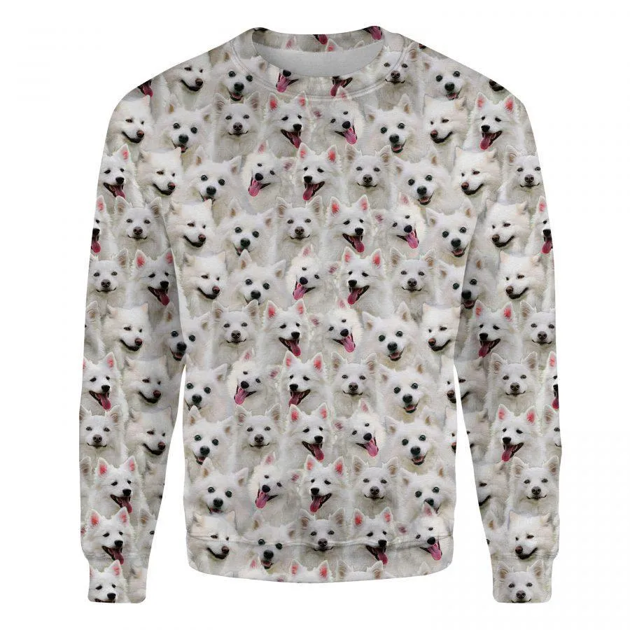 American Eskimo Dog - Full Face - Premium Sweatshirt