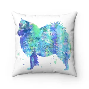 American Eskimo Square Pillow