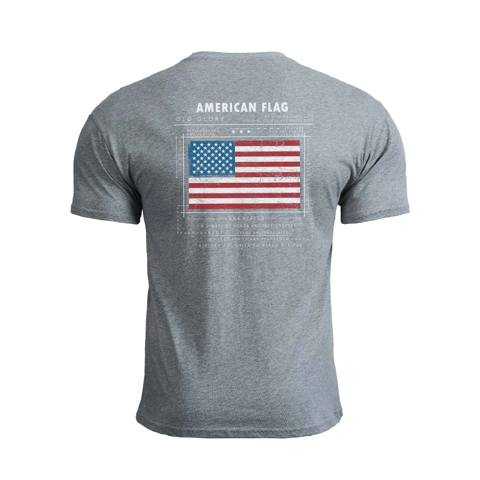 AMERICAN FLAG GRAPHIC TEE
