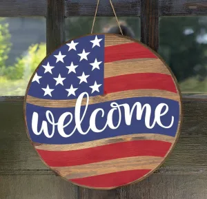 American Flag Round