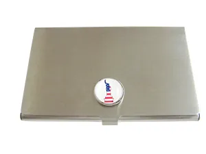 American Flag Statue of Liberty Business Card Holder