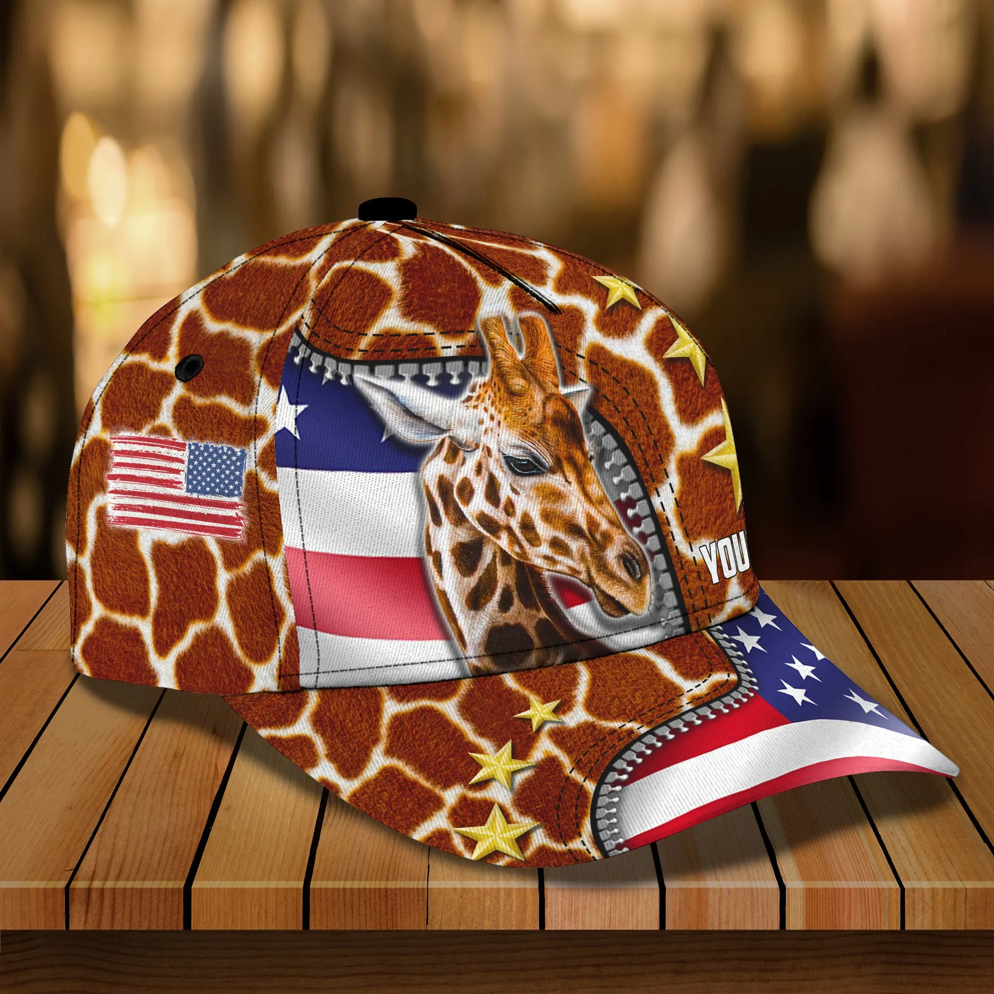 American Giraffe - Customize Cap - Loop - Nt168 - CT016