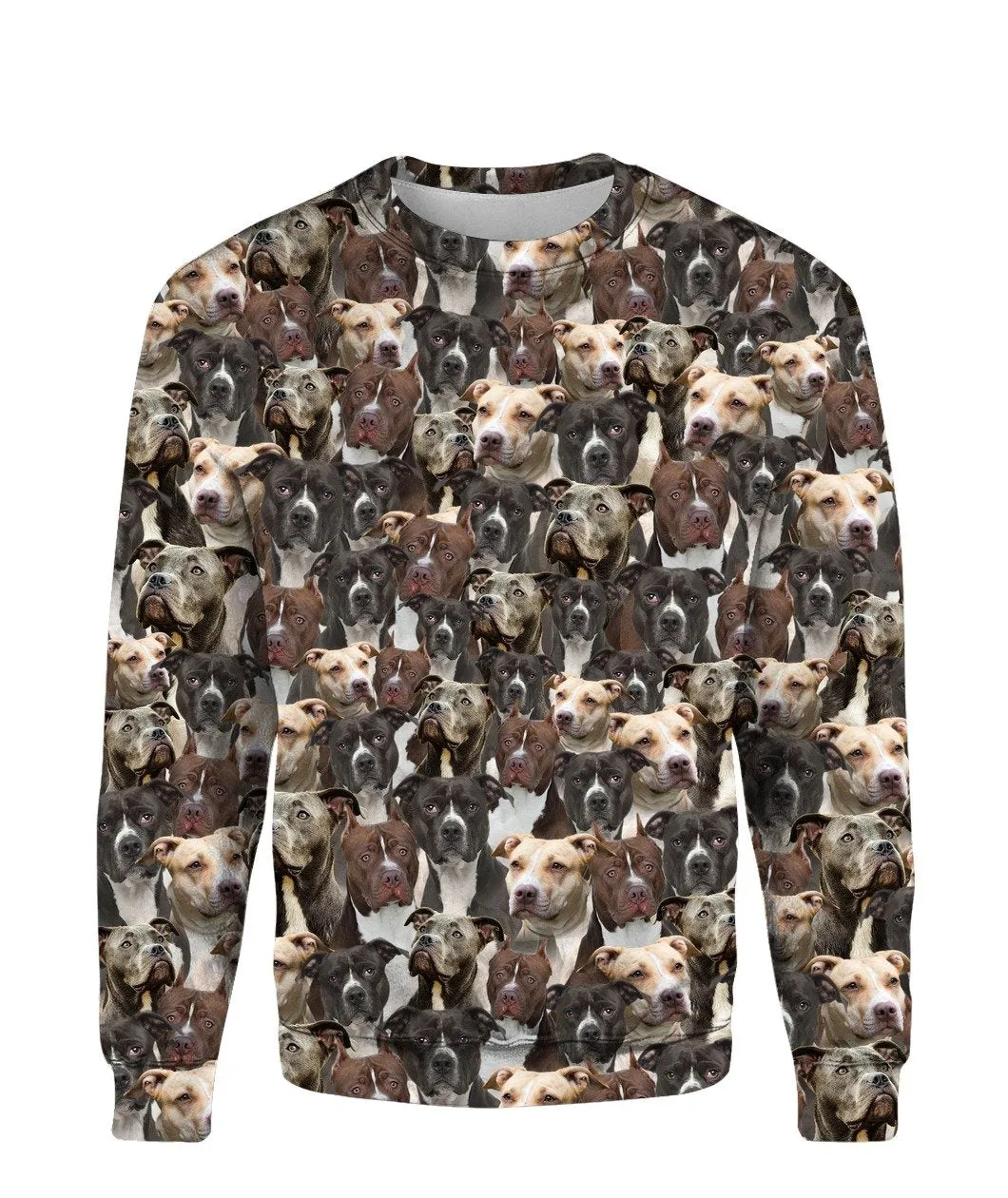 American Pit Bull Terrier - Full Face - Premium Sweatshirt