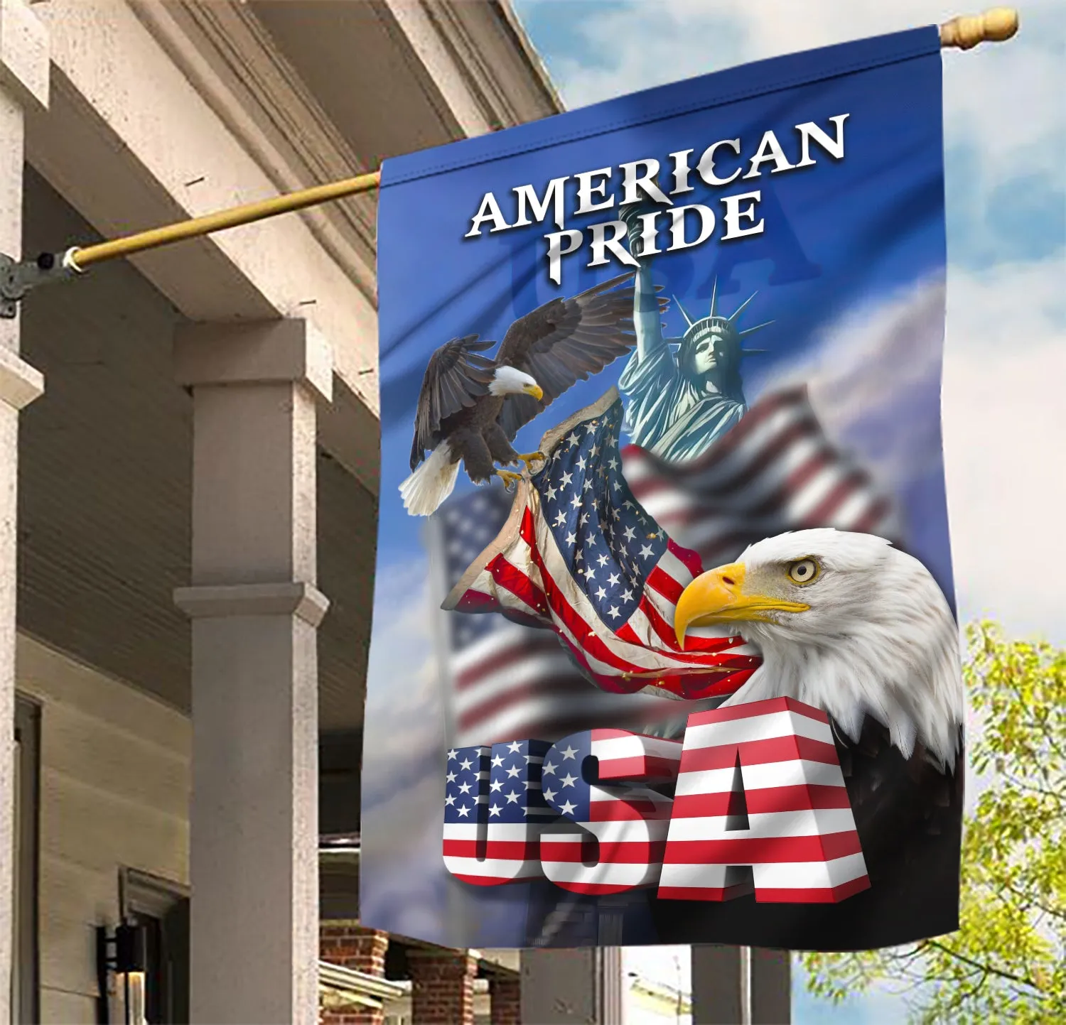 American Pride, Eagle 3D Flag, Nsd99