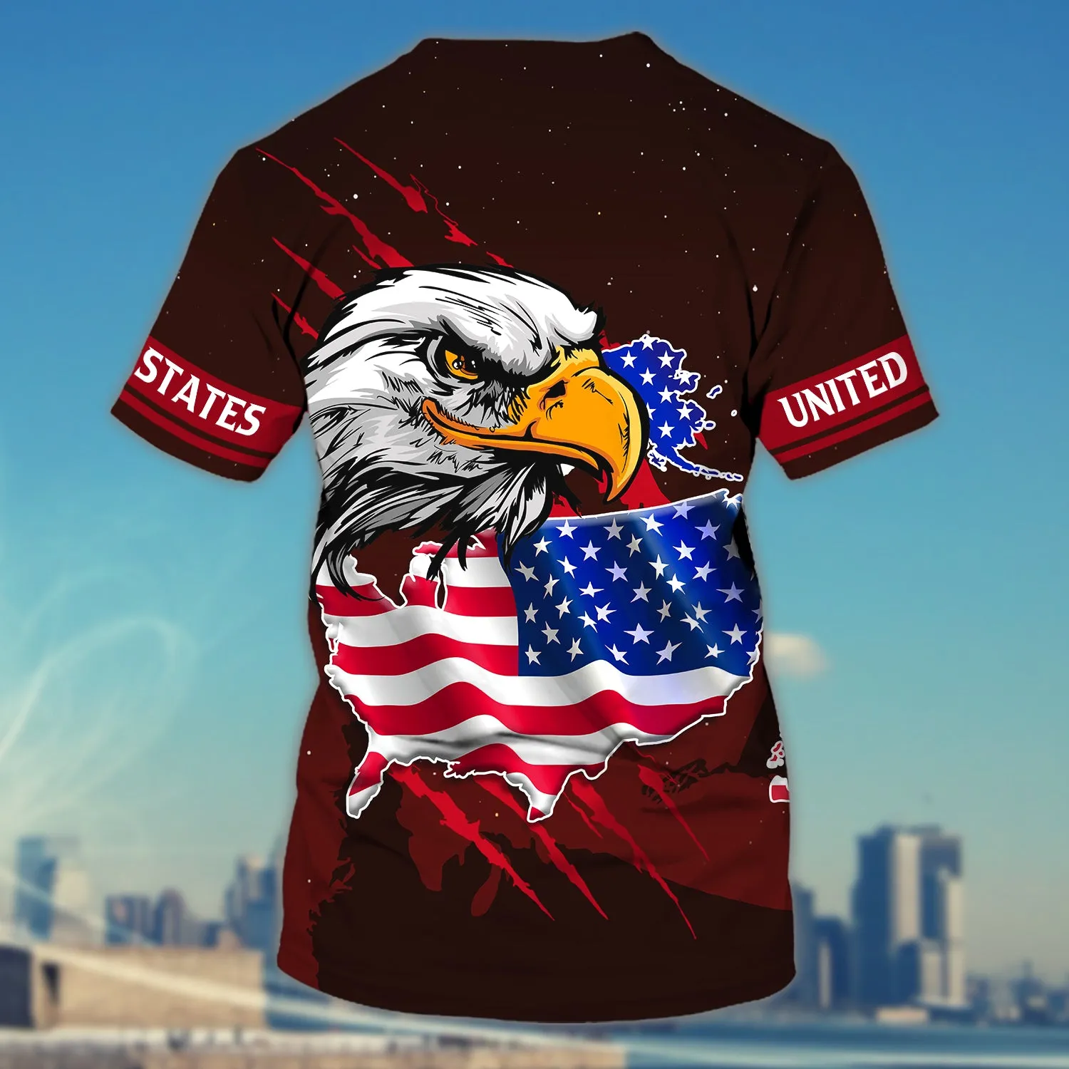 American Pride Eagle 3D Tshirt 13  NBTT