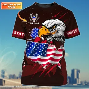 American Pride Eagle 3D Tshirt 13  NBTT
