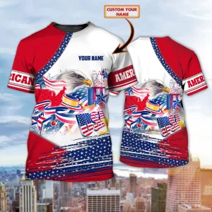 AMERICAN PRIDE USA - 3D Tshirt - Htl