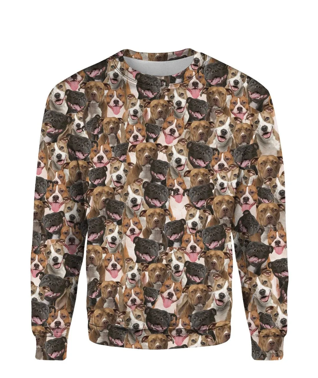 American Staffordshire Terrier - Full Face - Premium Sweatshirt