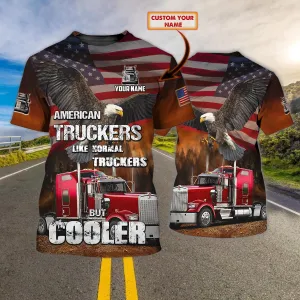 American Truckers - Personalized Name 3D T Shirt - Co98