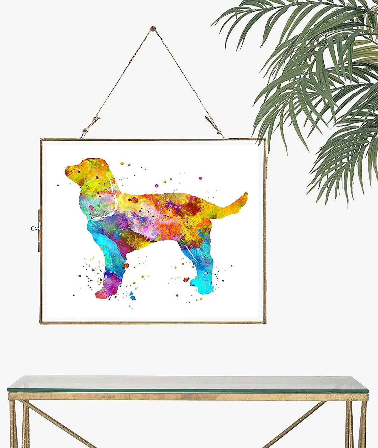 American Water Spaniel Watercolor Art Print - Unframed