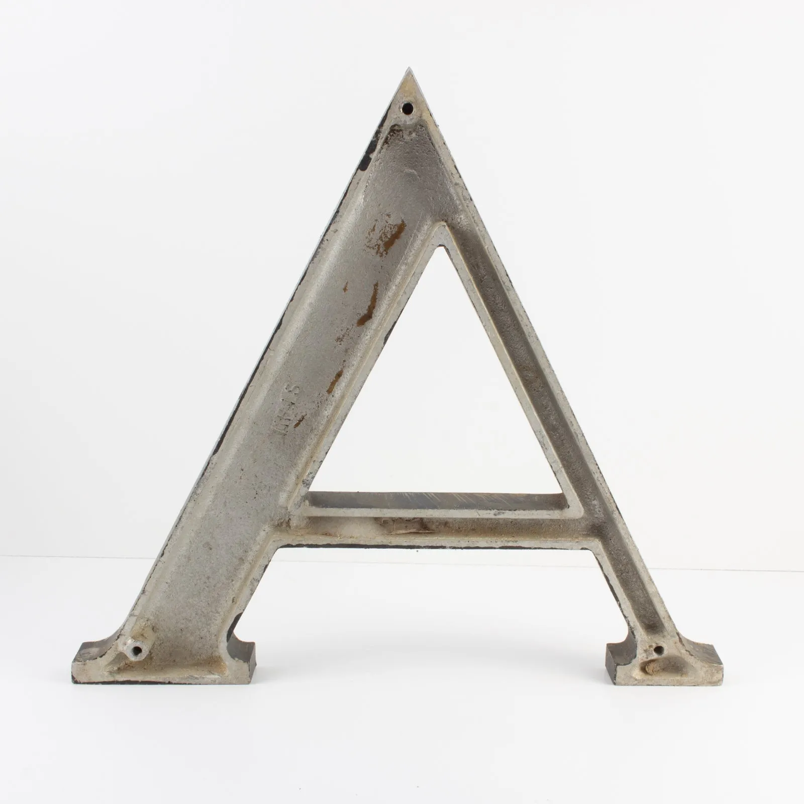 Antique French 12" Tall Cast Iron Letters | More Options Available