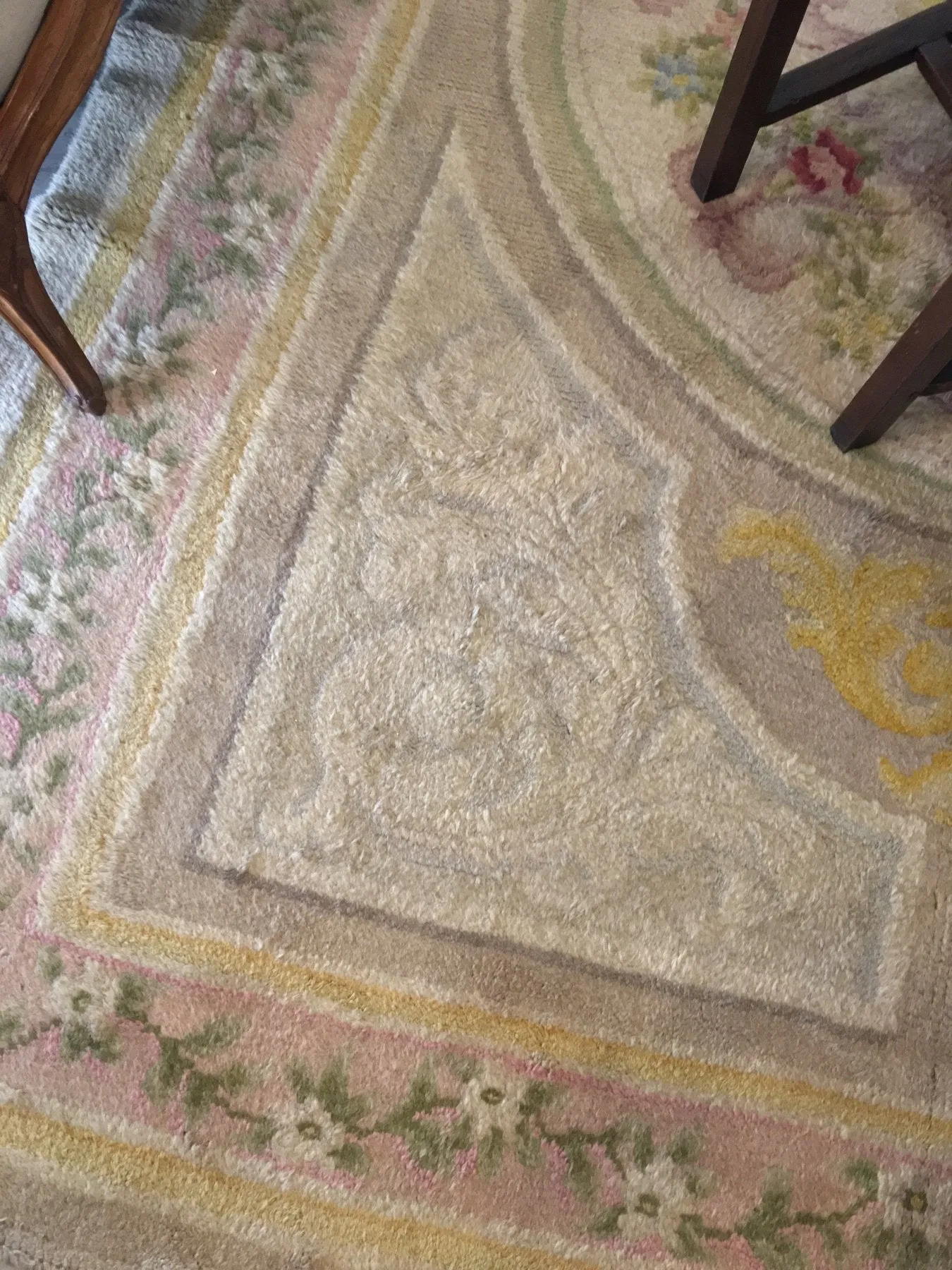 Antique Savonnerie Carpet, France, Late 19th Century