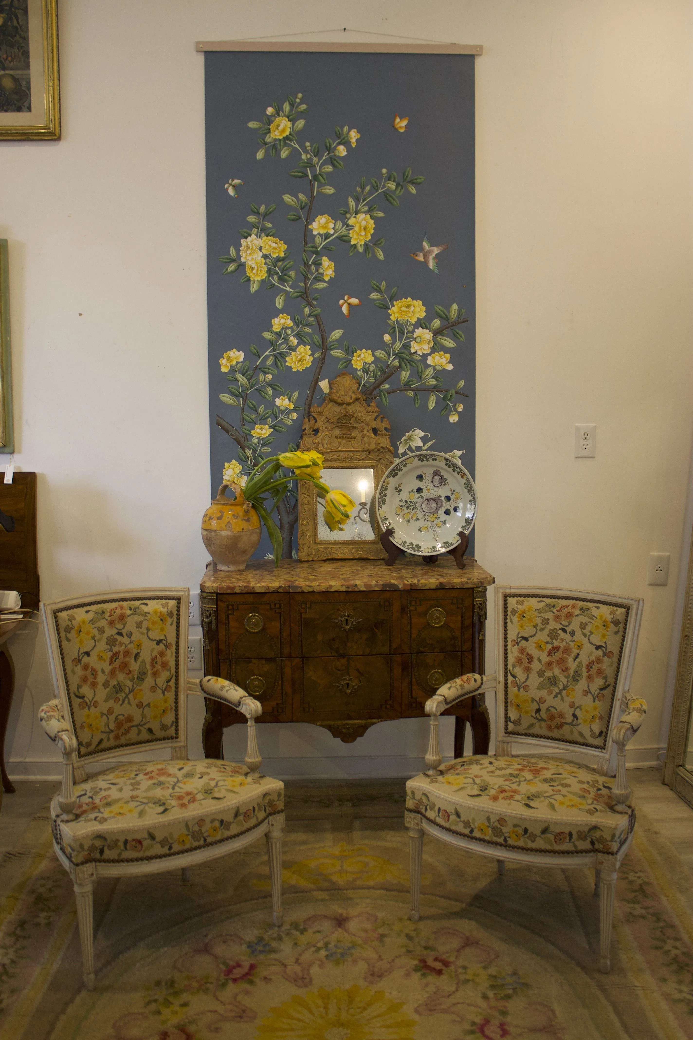 Antique Savonnerie Carpet, France, Late 19th Century