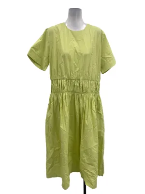 Apple Green Sleeve Midi Dress OSN