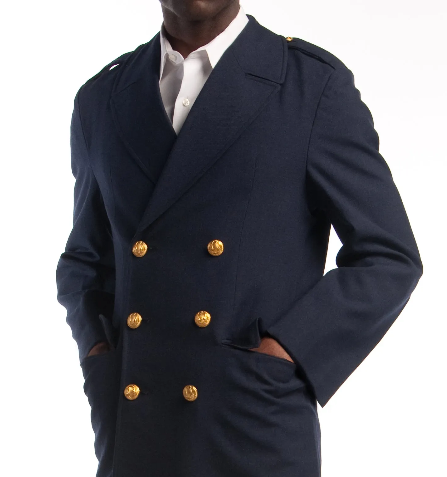 Armée de l'air Blue Gabardine Airforce Overcoat