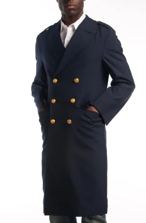 Armée de l'air Blue Gabardine Airforce Overcoat