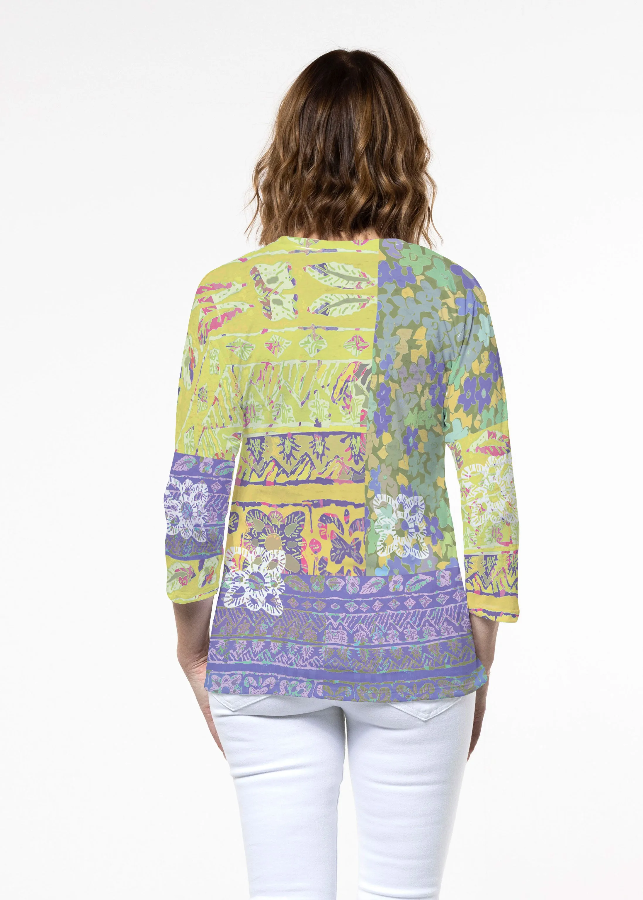 Aspen (19191) ~ Signature 3/4 Sleeve Crew Neck Top