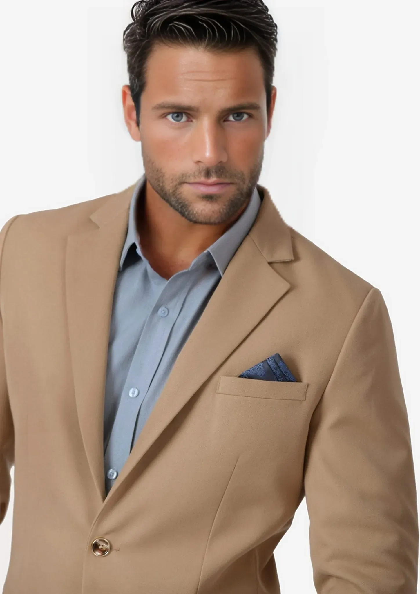 Astor Camel Cotton Suit