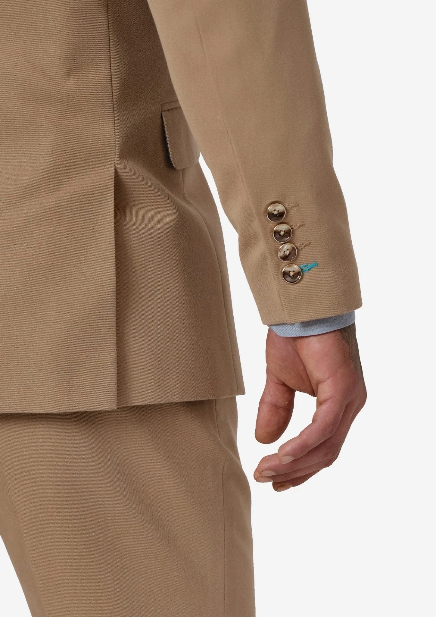 Astor Camel Cotton Suit