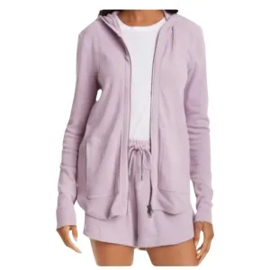 ATM French Terry Zip Hoodie Lavender Size Medium