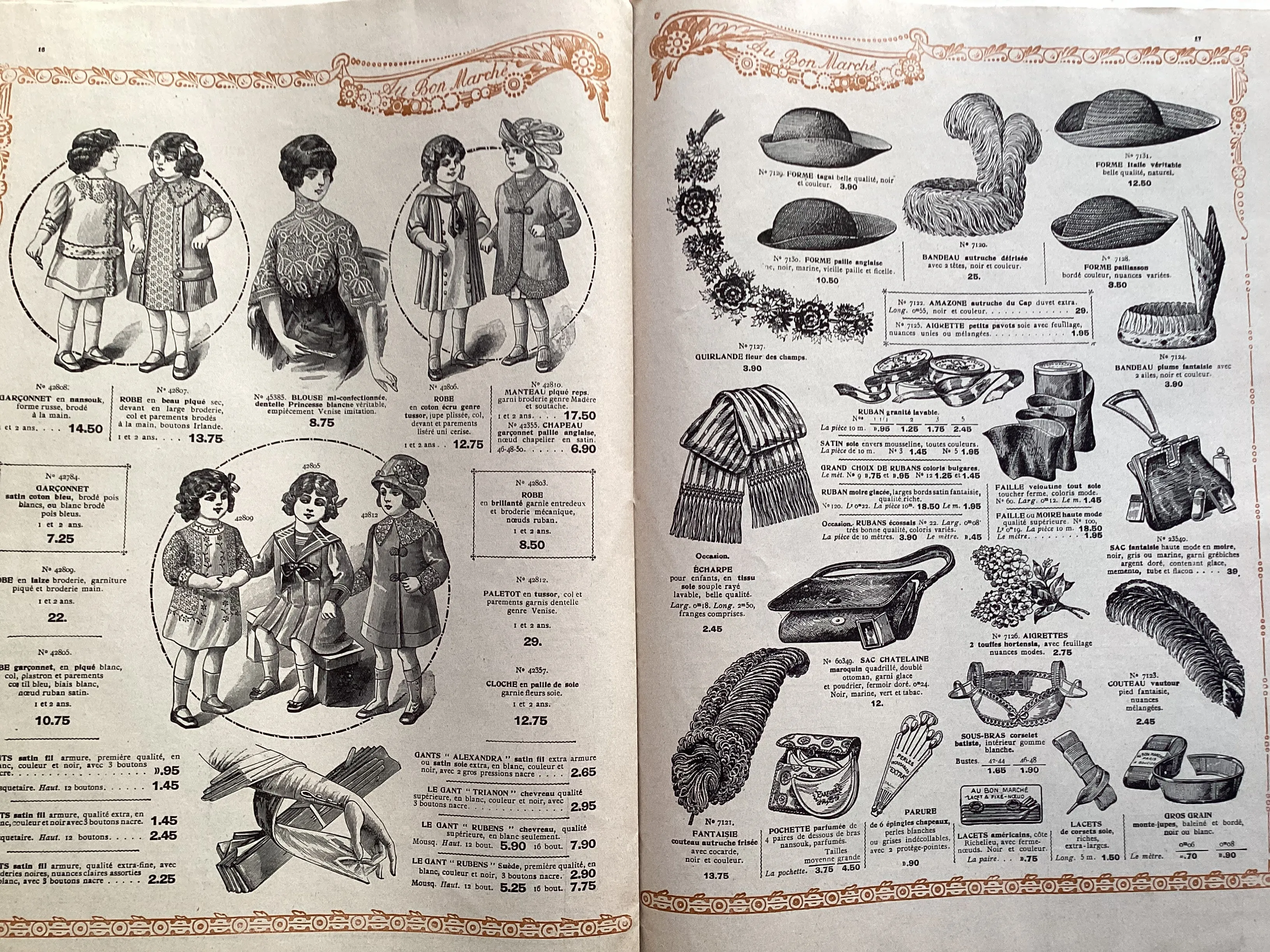 Au Bon Marché : Costumes et Confections / Lundi 14 Avril