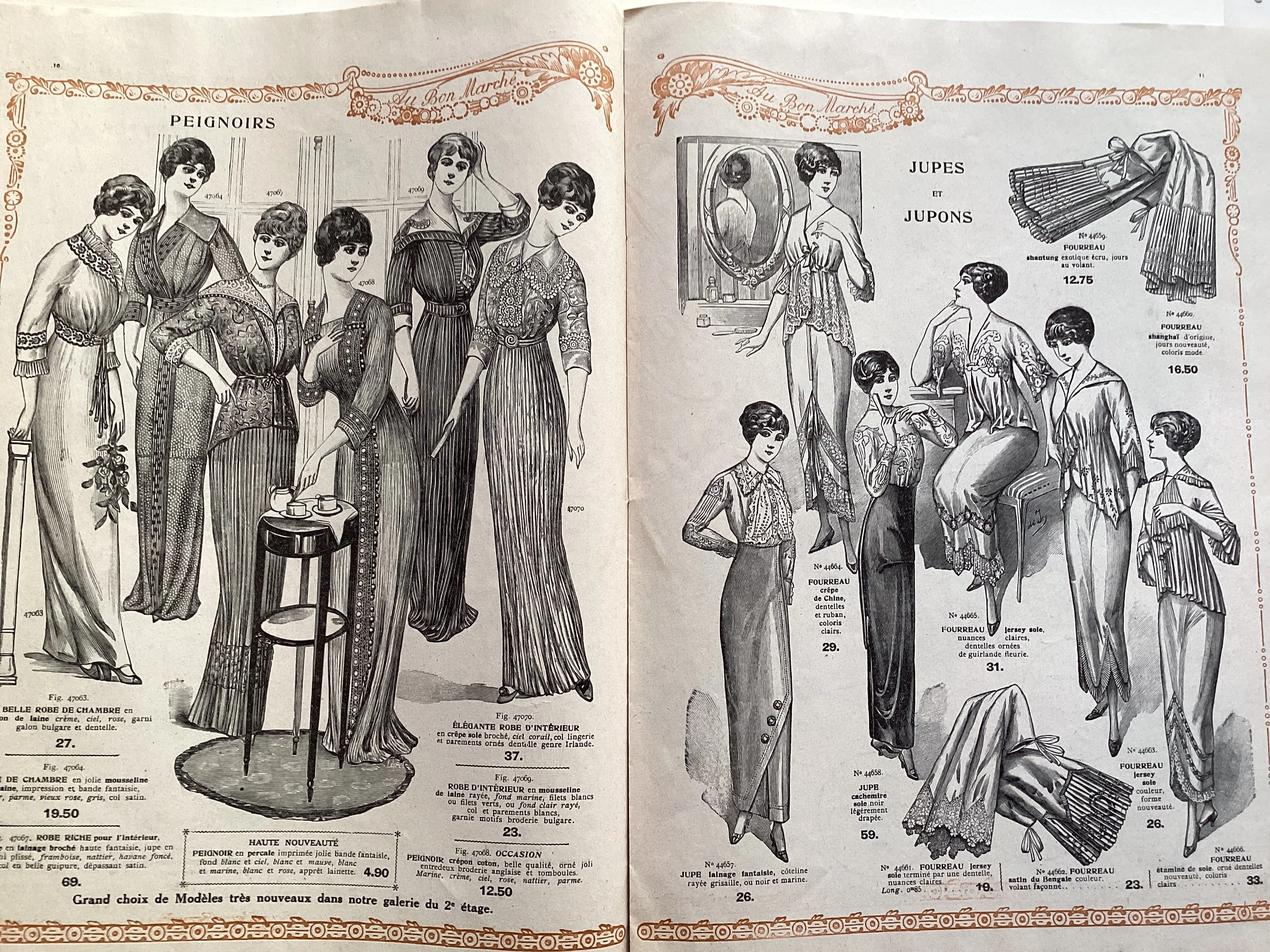 Au Bon Marché : Costumes et Confections / Lundi 14 Avril