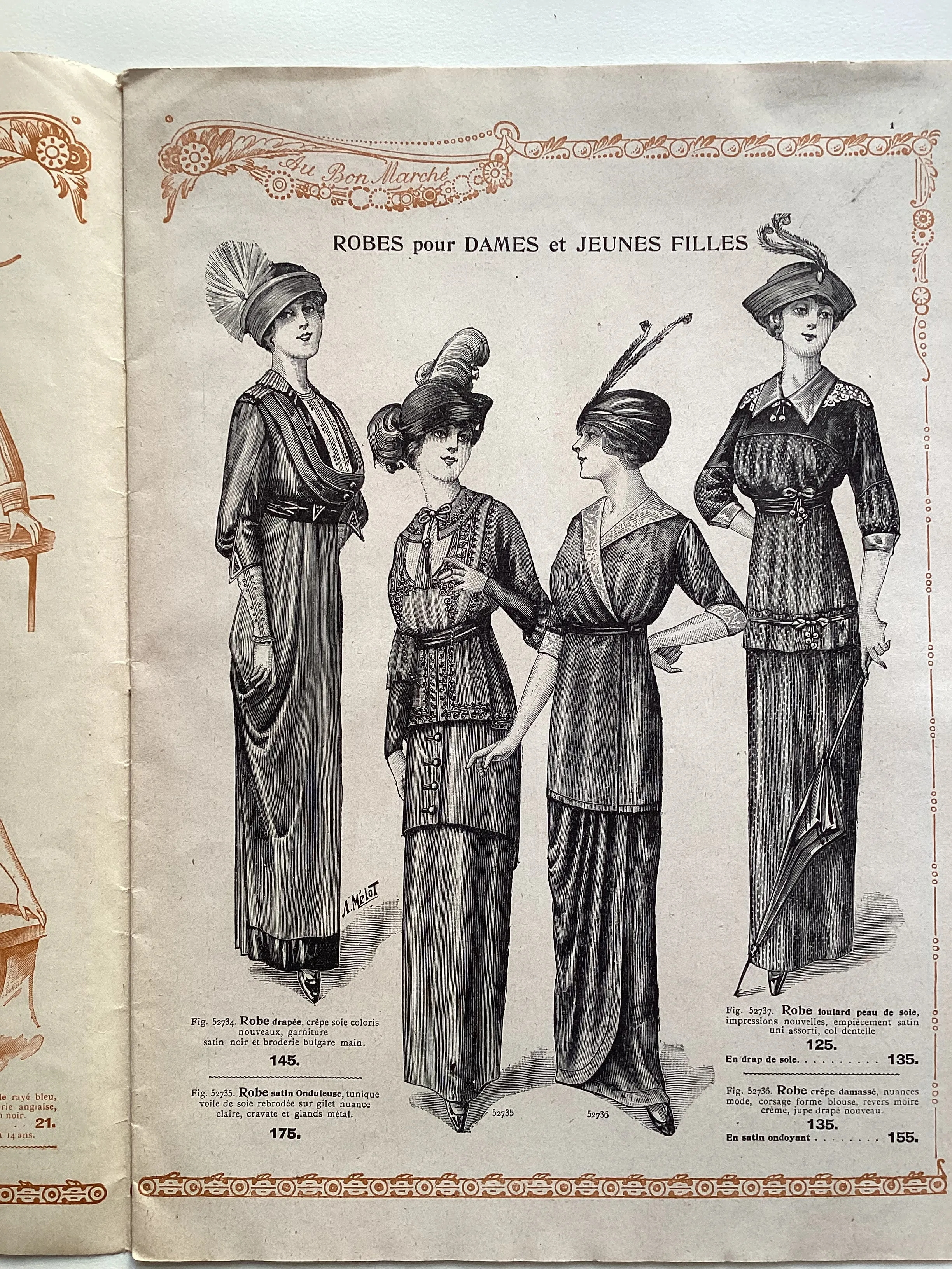 Au Bon Marché : Costumes et Confections / Lundi 14 Avril