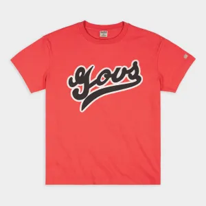 Austin Peay Govs Script Red Vitnage Heavyweight Tee