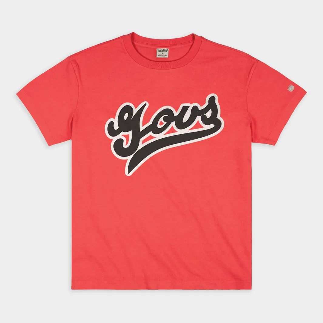 Austin Peay Govs Script Red Vitnage Heavyweight Tee