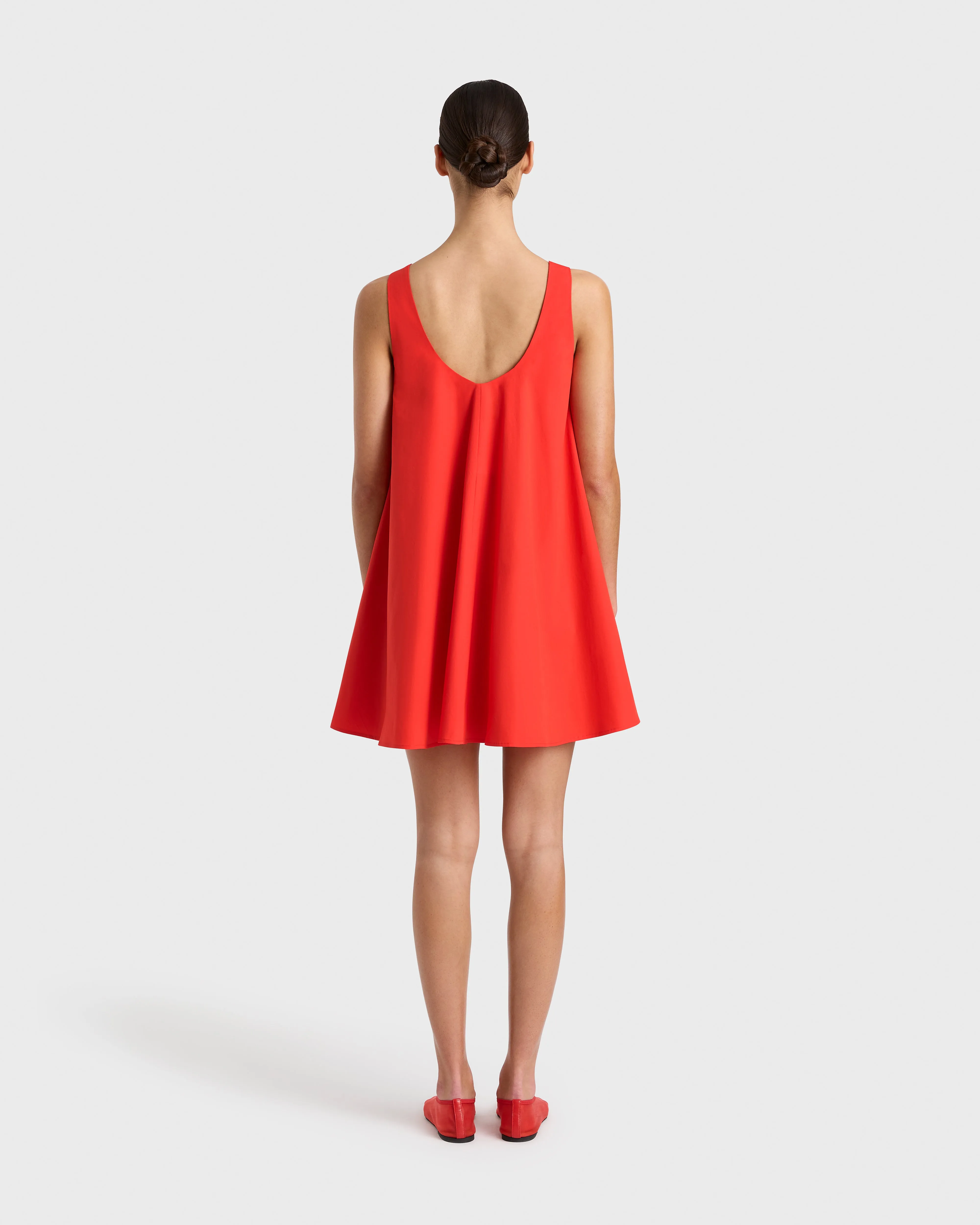 Avila Swing Mini Dress - Scarlet