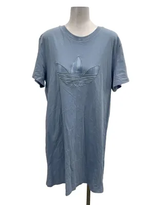 Baby Blue Crewneck Logo Shirt Dress