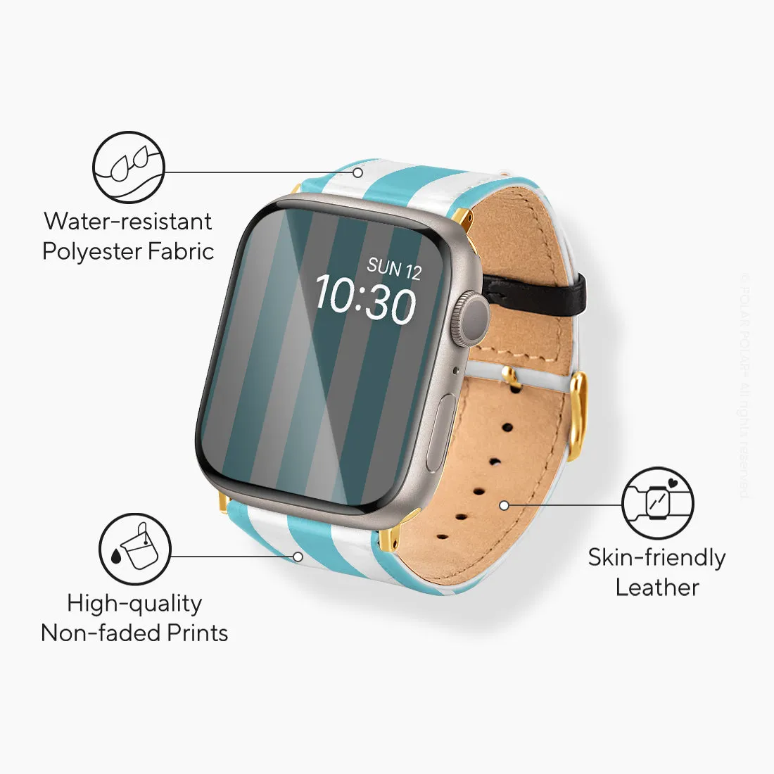 Baby Blue Stripe - Apple Watch Band