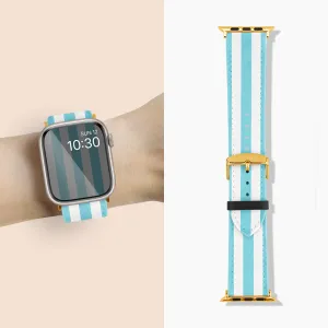 Baby Blue Stripe - Apple Watch Band
