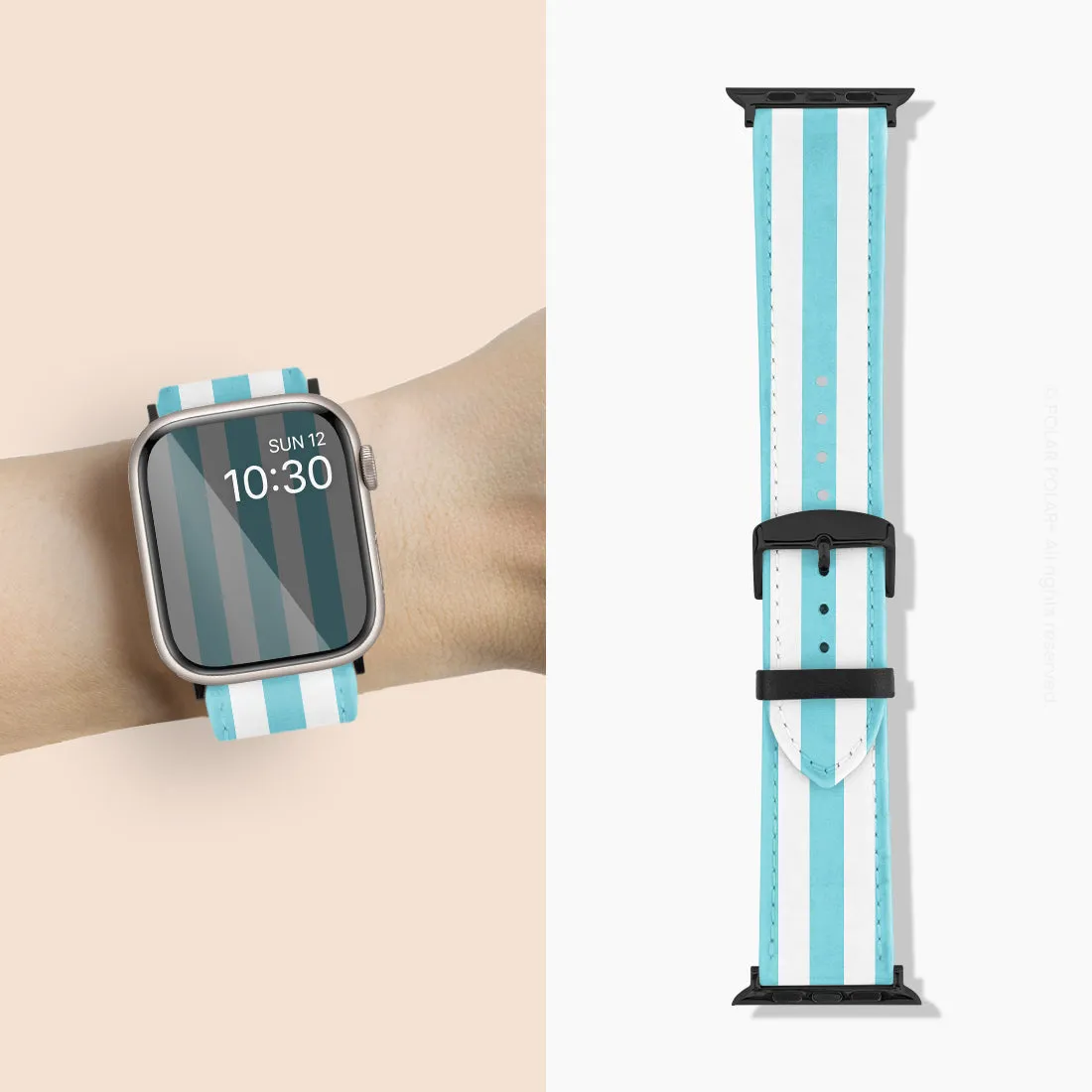 Baby Blue Stripe - Apple Watch Band