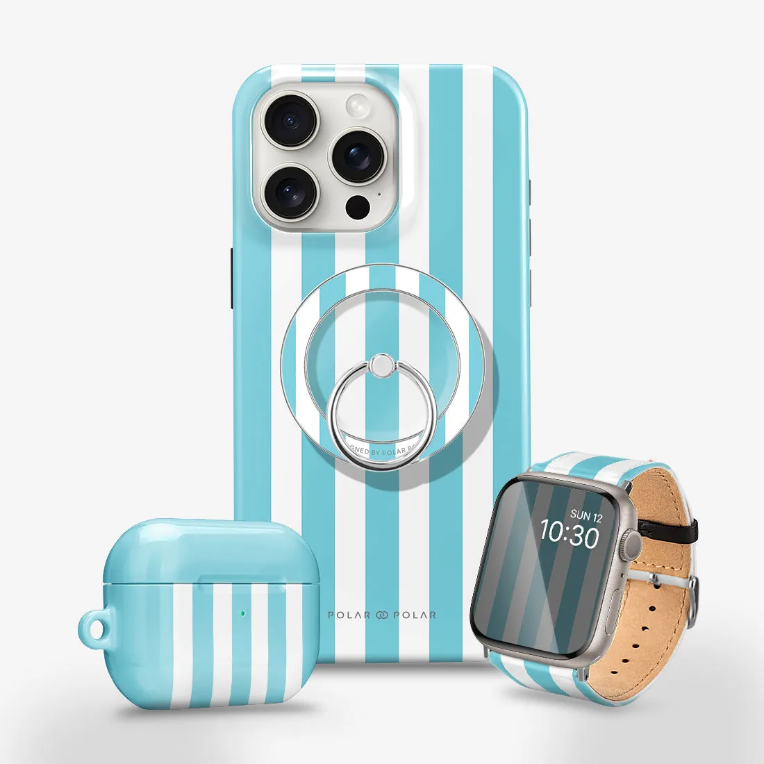 Baby Blue Stripe - Apple Watch Band