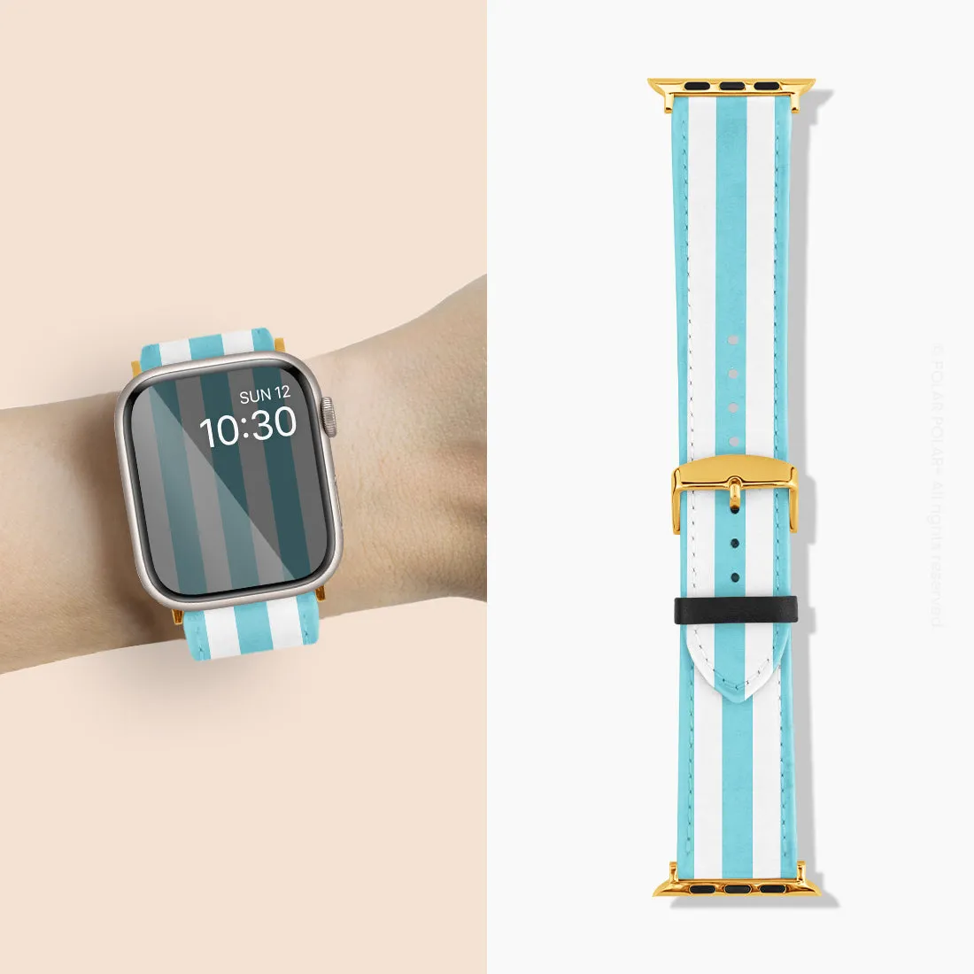 Baby Blue Stripe - Apple Watch Band